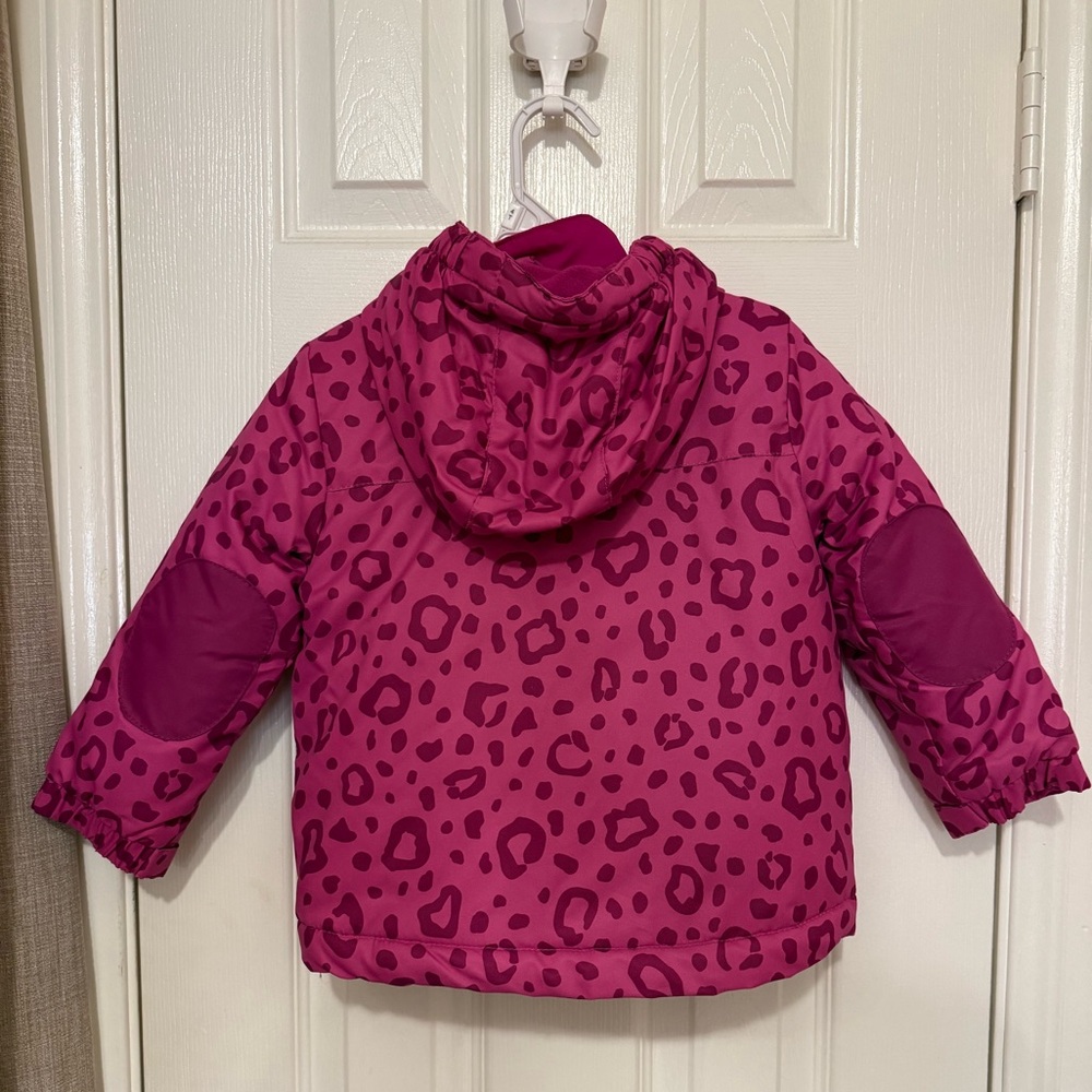 Toddler 3-in-1 Snowplay Jacket - Cat & Jack - Magenta 3T - Picture 2 of 10
